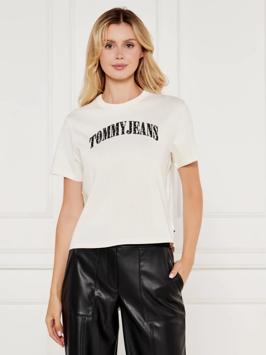 Zdjęcie produktu Tommy Jeans T-shirt STARDUST | Loose fit ecru