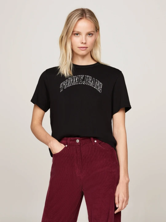 Zdjęcie produktu Tommy Jeans T-shirt Stardust | Loose fit czarny