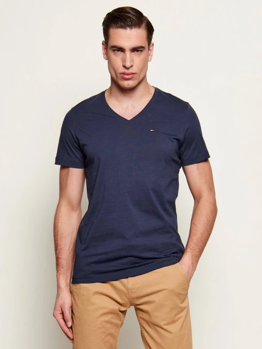 Zdjęcie produktu Tommy Jeans T-shirt TJM ORIGINAL JERSEY | Regular Fit granatowy