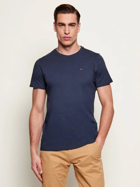 Zdjęcie produktu Tommy Jeans T-shirt TJM ORIGINAL JERSEY | Regular Fit granatowy