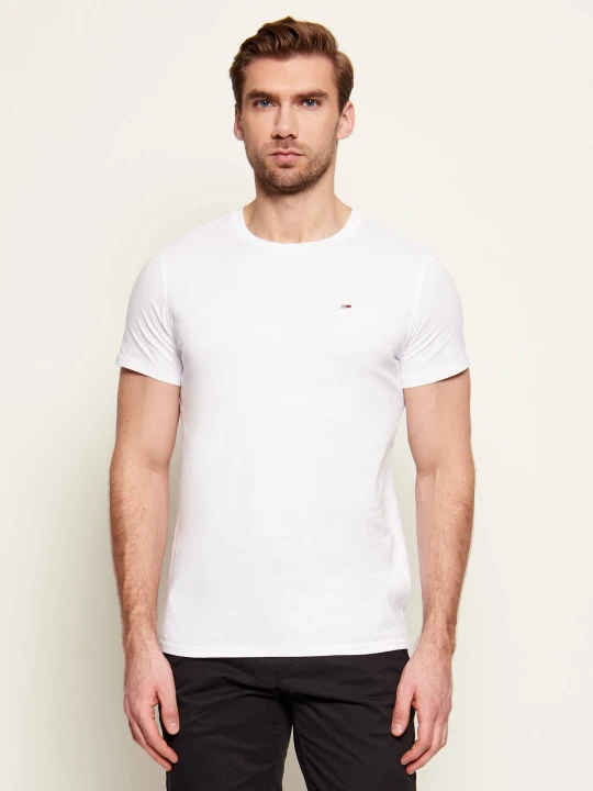 Zdjęcie produktu Tommy Jeans T-shirt TJM ORIGINAL JERSEY | Regular Fit biały