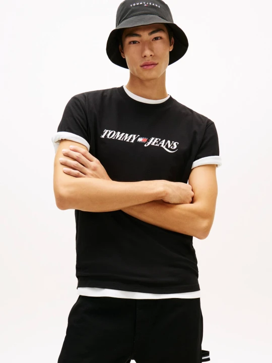 Zdjęcie produktu Tommy Jeans T-shirt Vintage | Regular Fit czarny