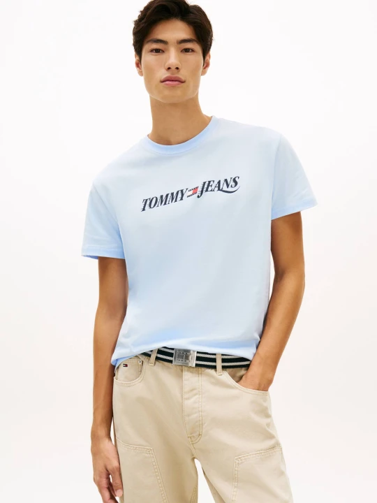 Zdjęcie produktu Tommy Jeans T-shirt Vintage | Regular Fit błękitny