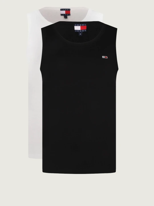 Zdjęcie produktu Tommy Jeans Tank top 2-pack | Slim Fit ecru