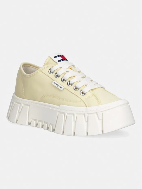 Zdjęcie produktu Tommy Jeans TJ PLATFORM SNEAKER tenisówki damskie żółty