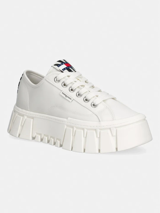 Zdjęcie produktu Tommy Jeans TJ PLATFORM SNEAKER ZEBRA sneakersy damskie biały