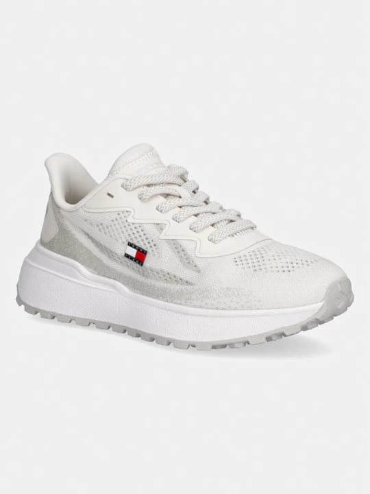 Zdjęcie produktu Tommy Jeans TJW SPORTY KNIT RUNNER sneakersy damskie beżowy