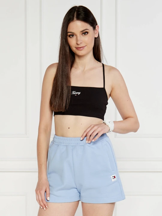Zdjęcie produktu Tommy Jeans Top | Cropped Fit czarny