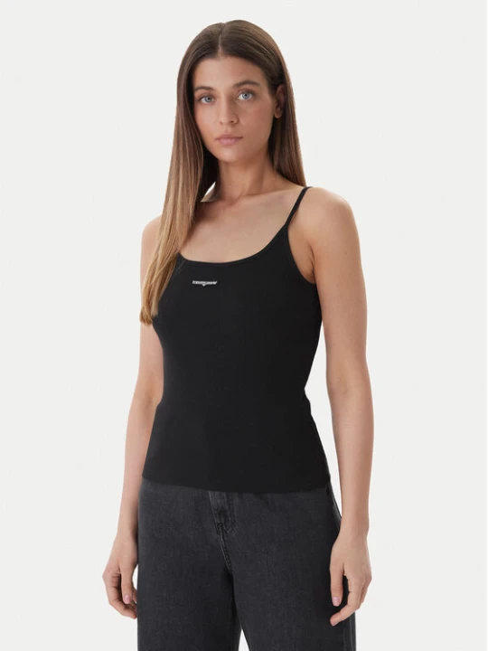 Zdjęcie produktu Tommy Jeans Top DW0DW22278 Czarny Slim Fit
