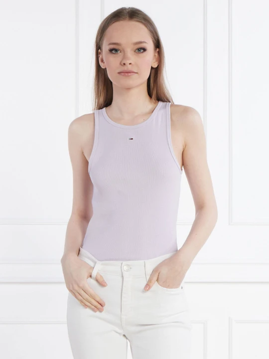 Zdjęcie produktu Tommy Jeans Top essential | Slim Fit lawendowy