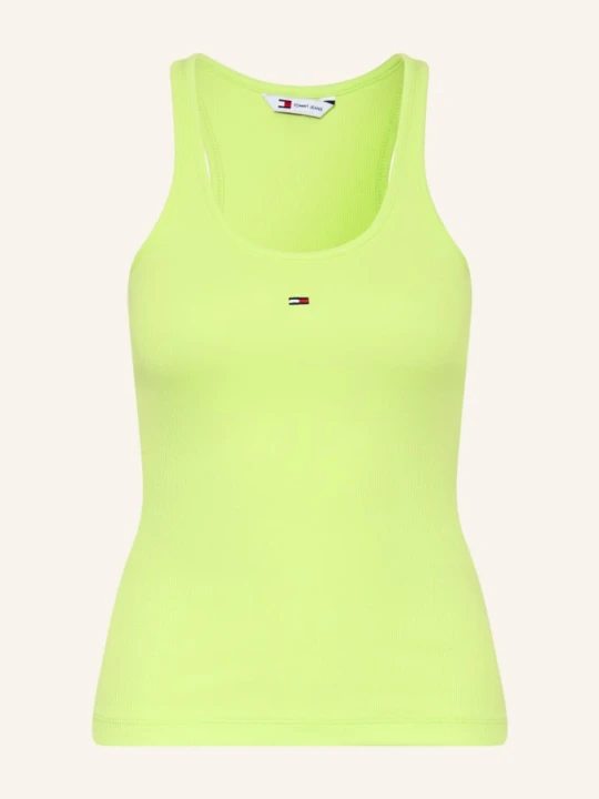 Zdjęcie produktu Tommy Jeans Top gruen JASKRAWY ZIELONY
