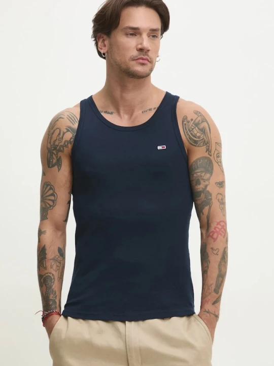 Zdjęcie produktu Tommy Jeans top męski bawełniany 2-pack granatowy