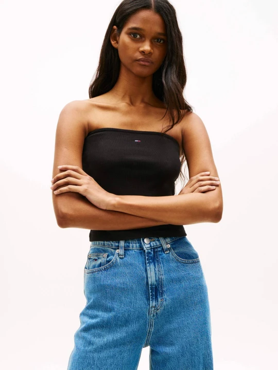 Zdjęcie produktu Tommy Jeans Top | Slim Fit czarny