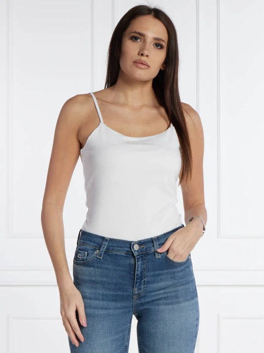 Zdjęcie produktu Tommy Jeans Top | Slim Fit biały