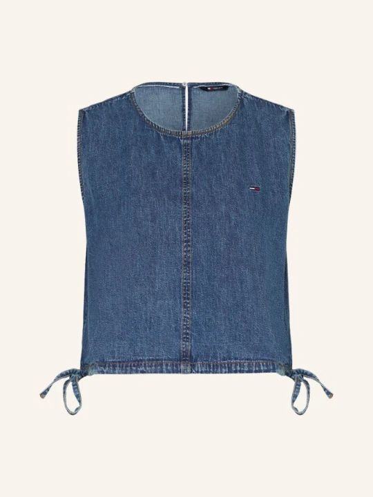 Zdjęcie produktu Tommy Jeans Top W Stylu Jeansowym blau GRANATOWY