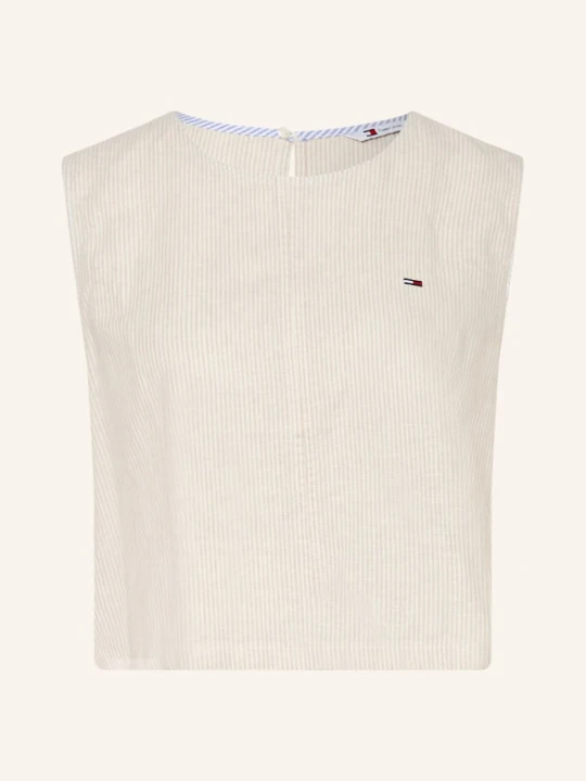 Zdjęcie produktu Tommy Jeans Top Z Lnem beige
