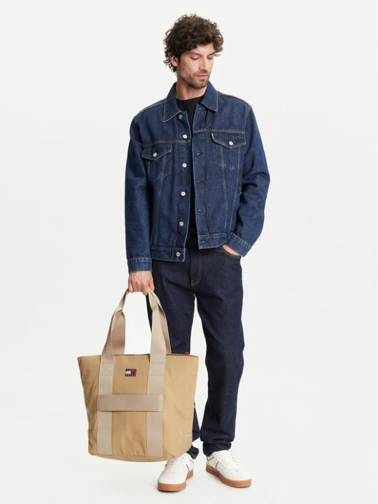 Zdjęcie produktu Tommy Jeans Torba Retro Cool Tote AM0AM13278 Beżowy