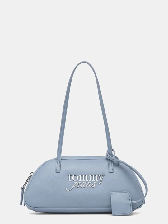 Zdjęcie produktu Tommy Jeans torebka bagietka damska z imitacji skóry niebieski
