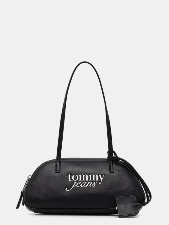 Zdjęcie produktu Tommy Jeans torebka bagietka damska z imitacji skóry czarny