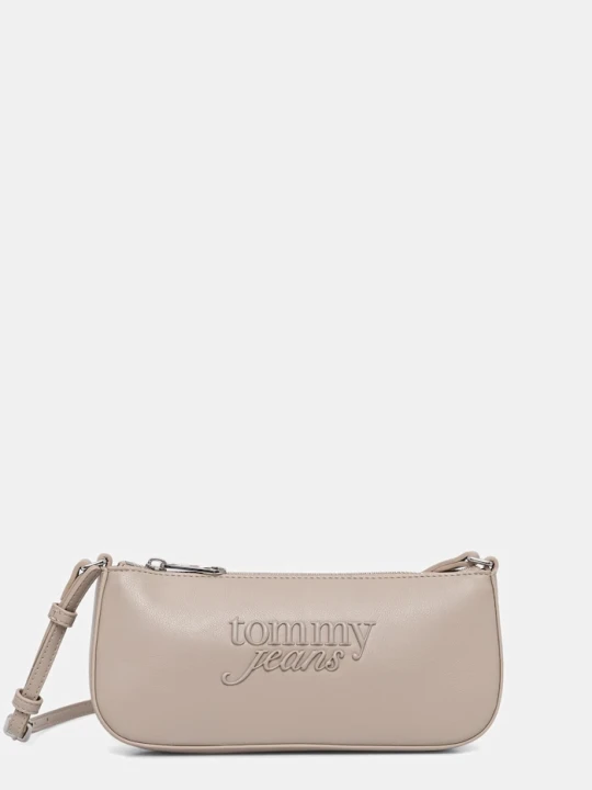 Zdjęcie produktu Tommy Jeans torebka damska z imitacji skóry beżowy