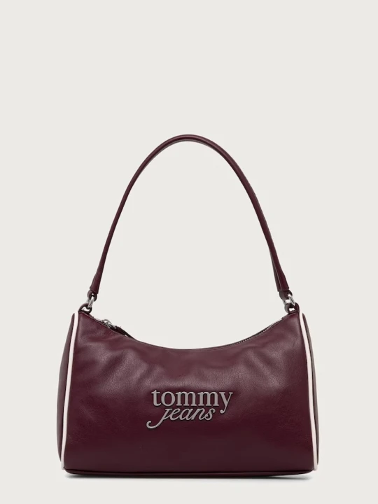 Zdjęcie produktu Tommy Jeans torebka damska z imitacji skóry fioletowy