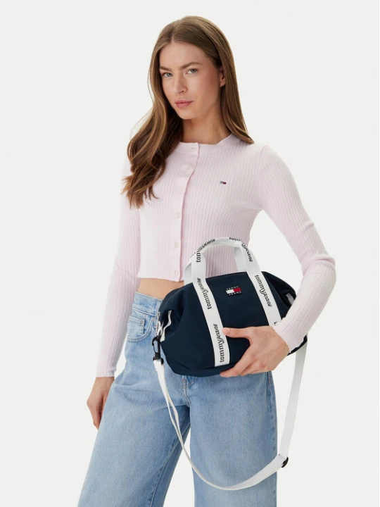 Zdjęcie produktu Tommy Jeans Torebka Ess Daily Mini Tote AW0AW18460 Granatowy