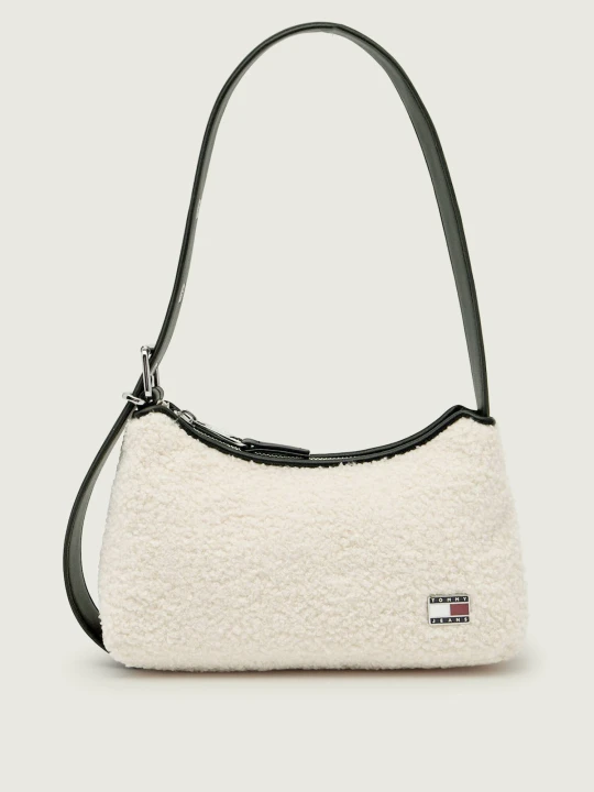 Zdjęcie produktu Tommy Jeans Torebka na ramię | shearling ecru