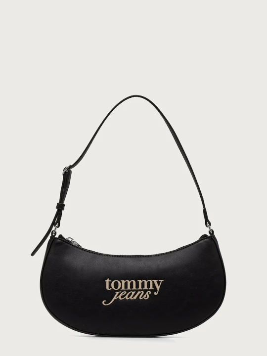 Zdjęcie produktu Tommy Jeans torebka rogal damska z imitacji skóry czarny