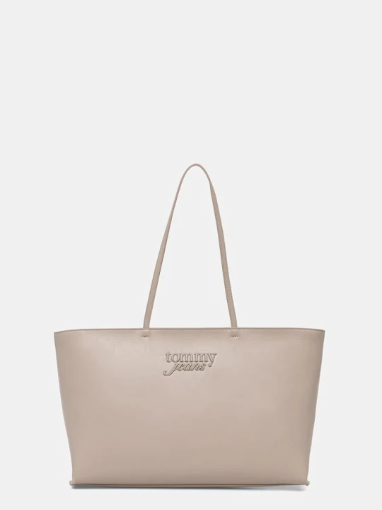 Zdjęcie produktu Tommy Jeans torebka shopper damska beżowy