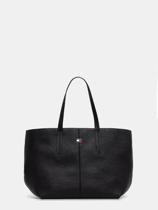Zdjęcie produktu Tommy Jeans torebka shopper damska z imitacji skóry czarny