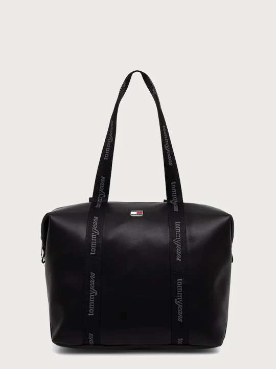 Zdjęcie produktu Tommy Jeans torebka shopper damska z imitacji skóry czarny