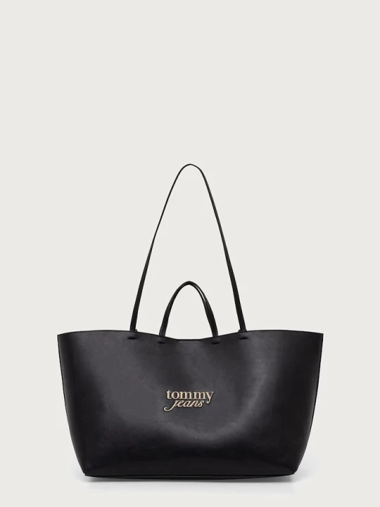 Zdjęcie produktu Tommy Jeans torebka shopper damska z imitacji skóry czarny