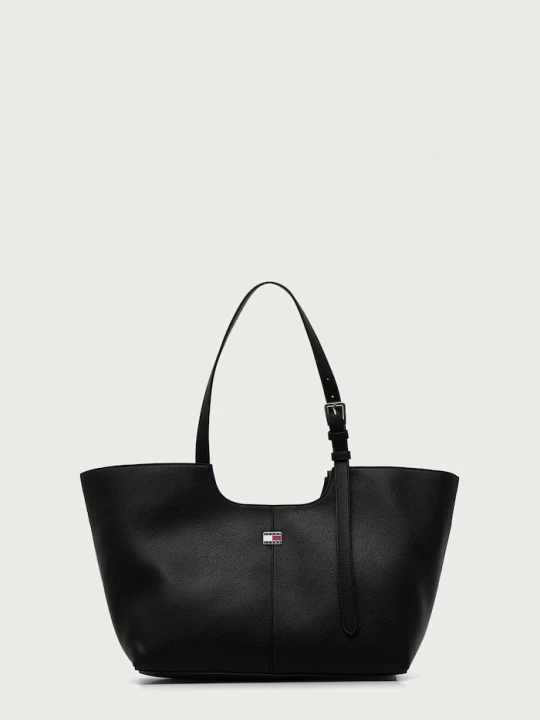 Zdjęcie produktu Tommy Jeans torebka shopper damska z imitacji skóry czarny