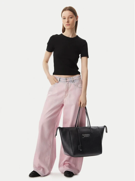 Zdjęcie produktu Tommy Jeans Torebka Tjw Bold Tote AW0AW18786 Czarny