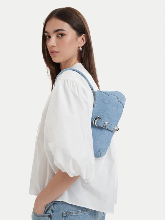Zdjęcie produktu Tommy Jeans Torebka Tjw Cool Denim Shoulder Bag AW0AW18878 Niebieski