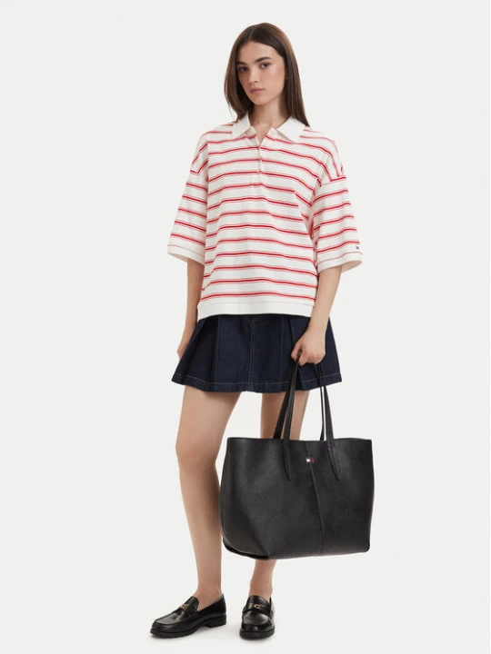 Zdjęcie produktu Tommy Jeans Torebka Tjw Slouchy City Tote AW0AW18789 Czarny