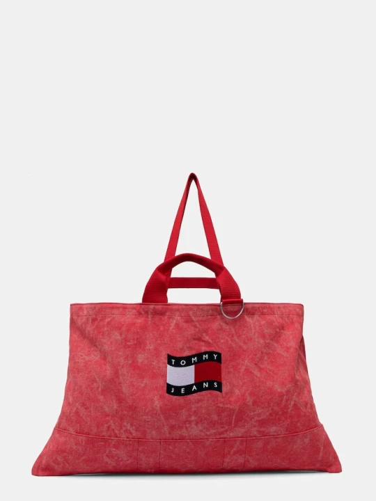 Zdjęcie produktu Tommy Jeans torebka tote damska czerwony