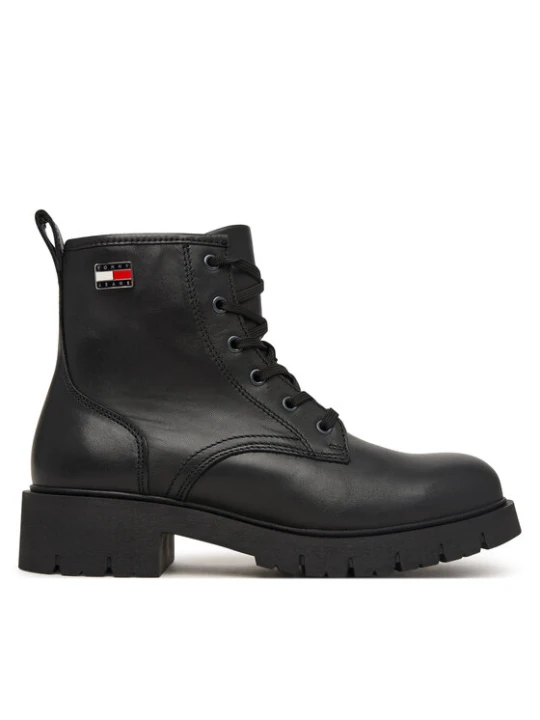 Zdjęcie produktu Tommy Jeans Trapery Tjw Cleated Lace Up Boots EN0EN03104 Czarny