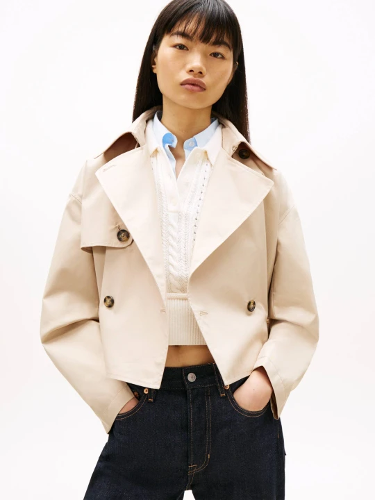 Zdjęcie produktu Tommy Jeans Trencz beżowy