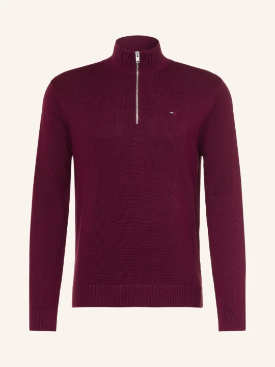 Zdjęcie produktu Tommy Jeans Troyer rot CIEMNOCZERWONY