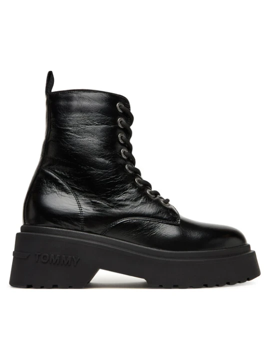 Zdjęcie produktu Tommy Jeans Trzewiki Tjw Chunky Shiny EN0EN02848 Czarny
