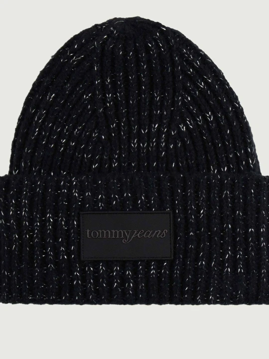 Zdjęcie produktu Tommy Jeans Wełniana czapka czarny