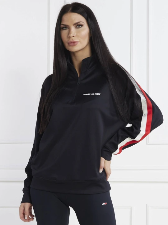 Zdjęcie produktu Tommy Sport Bluza GLOBAL STRIPE TAPE | Regular Fit granatowy