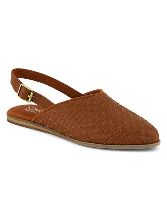 Zdjęcie produktu TOMS Baleriny w kolorze jasnobrązowym z paskiem rozmiar: 38