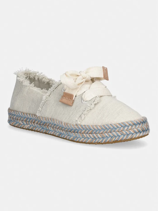 Zdjęcie produktu Toms espadryle damskie CAROLINA LACE UP beżowy
