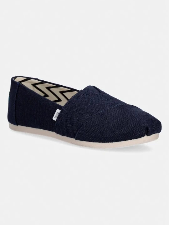 Zdjęcie produktu Toms espadryle na płaskim obcasie damskie ALPARGATA CLASSIC granatowy