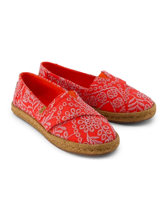Zdjęcie produktu TOMS Espadryle w kolorze czerwonym rozmiar: 37, 5