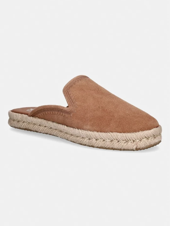 Zdjęcie produktu Toms klapki damskie zamszowe SANTIAGO MULE brązowy