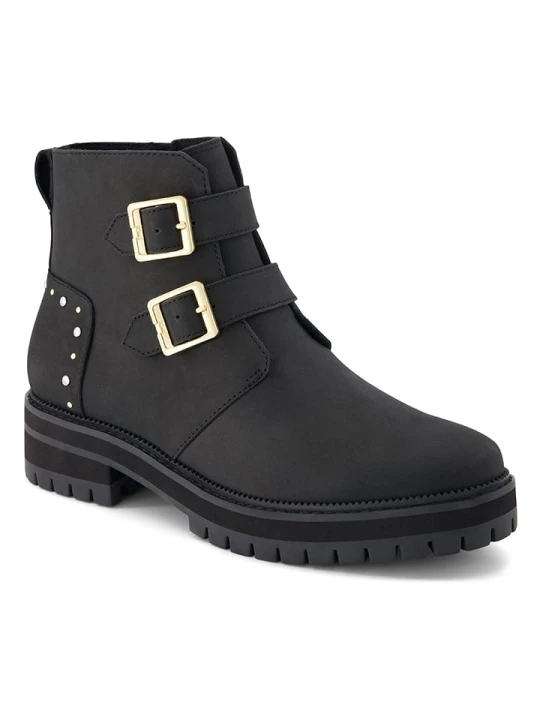 Zdjęcie produktu TOMS Skórzane botki "Simone" w kolorze czarnym rozmiar: 37