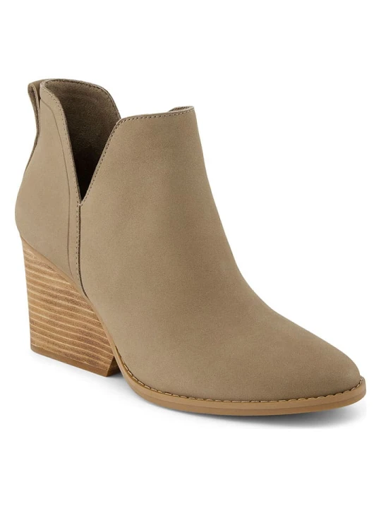 Zdjęcie produktu TOMS Skórzane botki w kolorze beżowym na obcasie rozmiar: 41